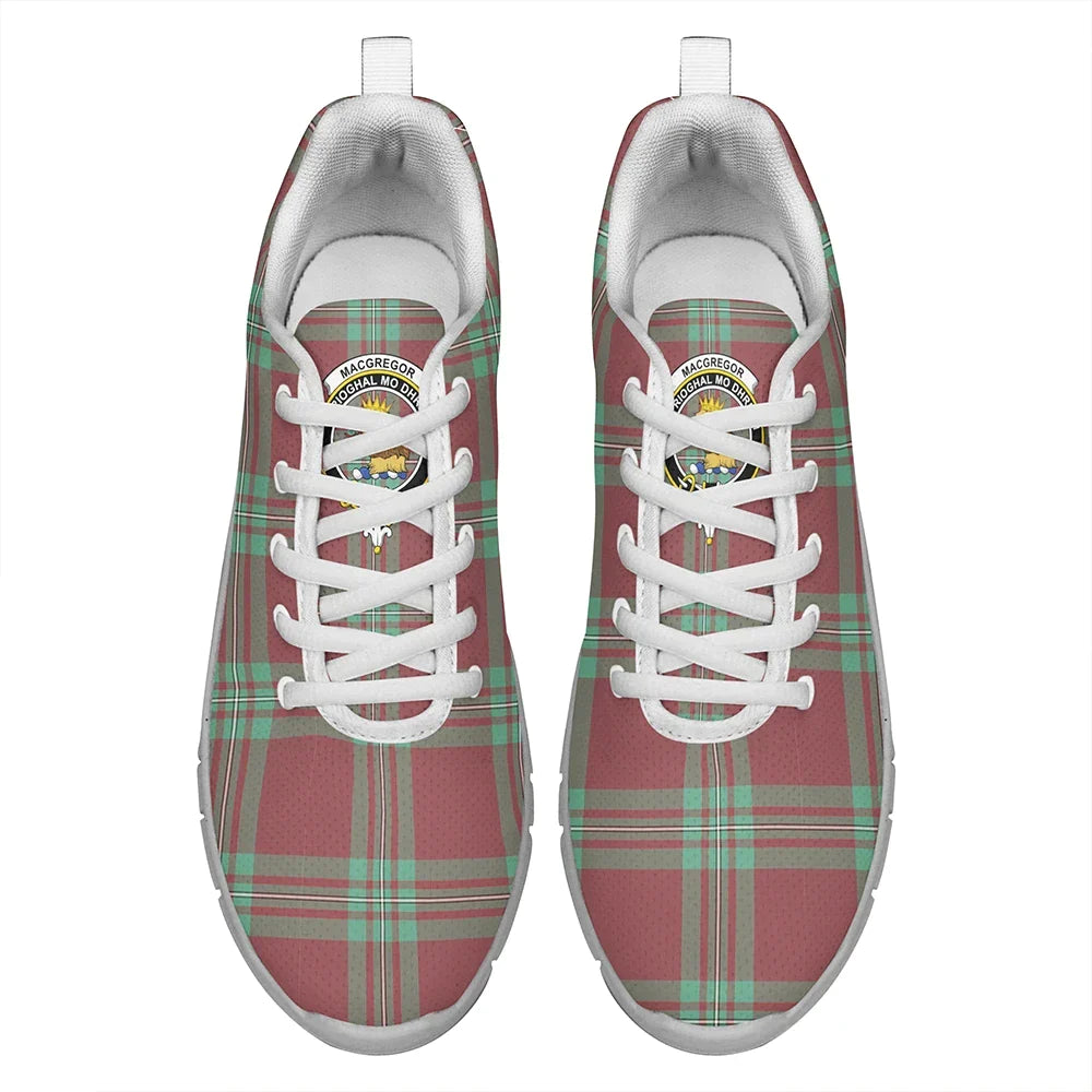 MacGregor Hunting Ancient Tartan Crest Sneakers