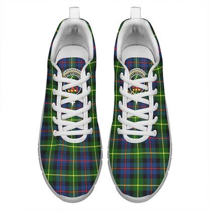 Farquharson Modern Tartan Crest Sneakers