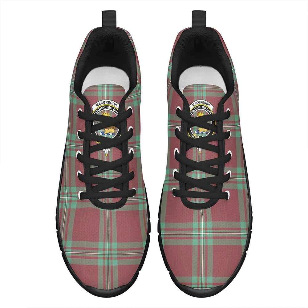 MacGregor Hunting Ancient Tartan Crest Sneakers