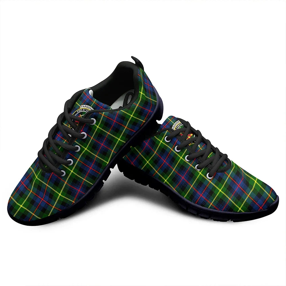 Farquharson Modern Tartan Crest Sneakers