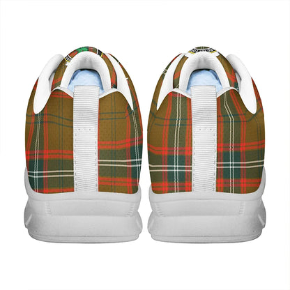 Seton Hunting Modern Tartan Crest Sneakers