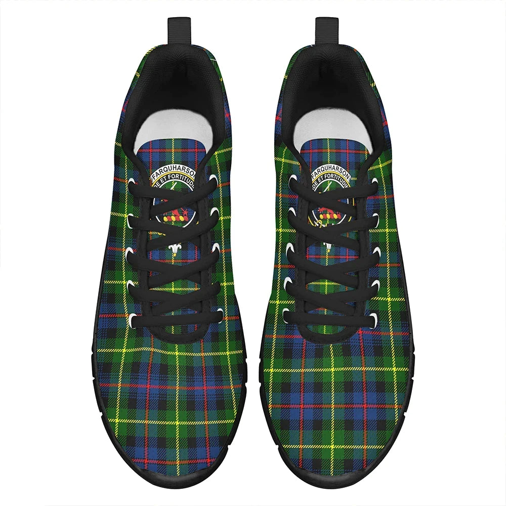 Farquharson Modern Tartan Crest Sneakers