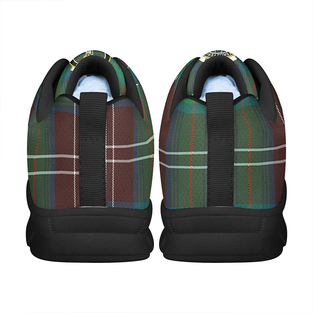 Chisholm Hunting Ancient Tartan Crest Sneakers