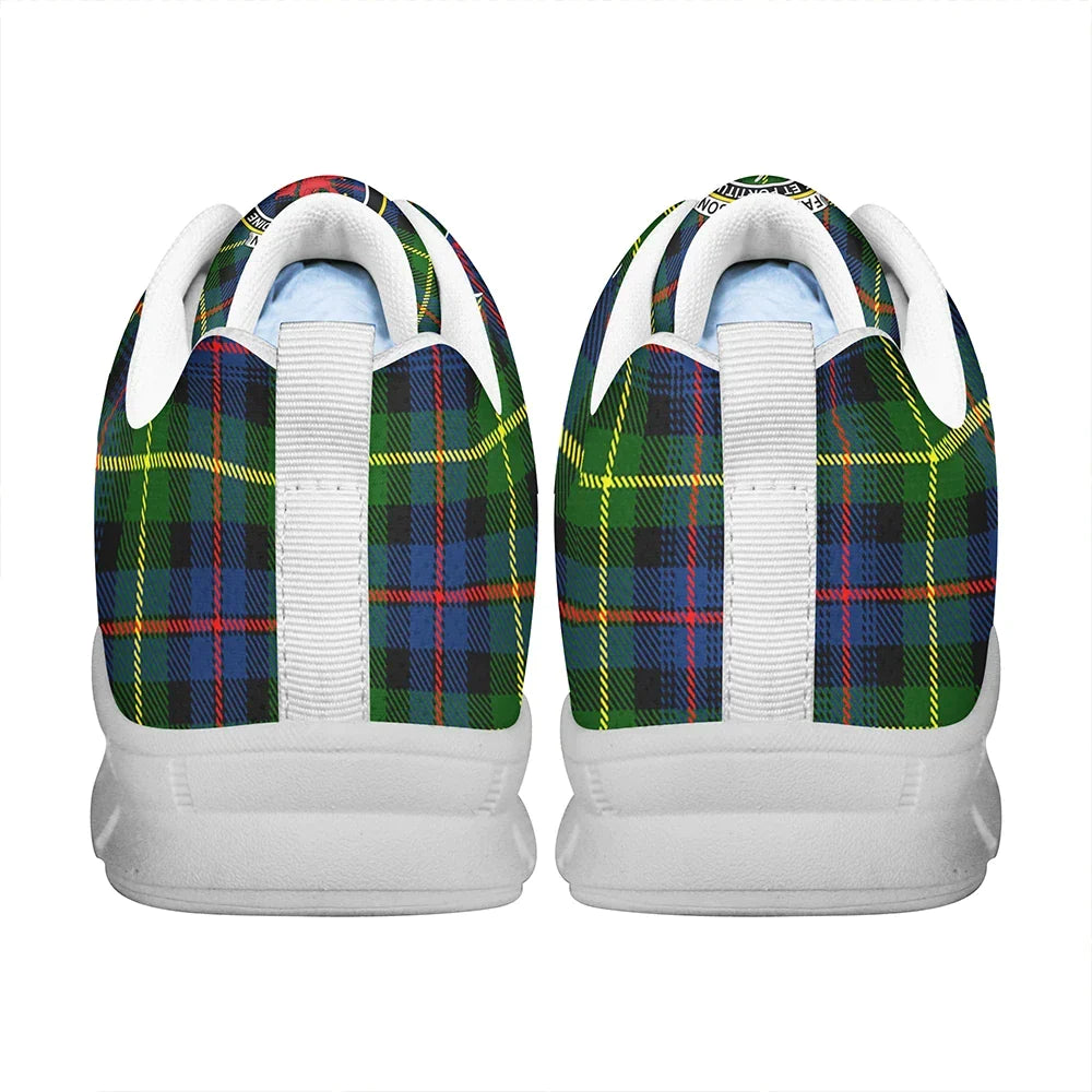 Farquharson Modern Tartan Crest Sneakers