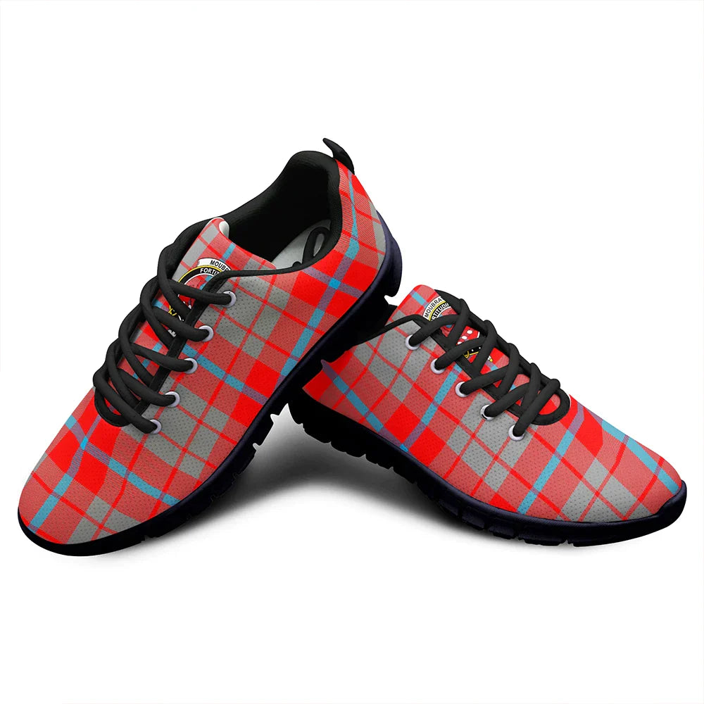 Moubray Tartan Crest Sneakers