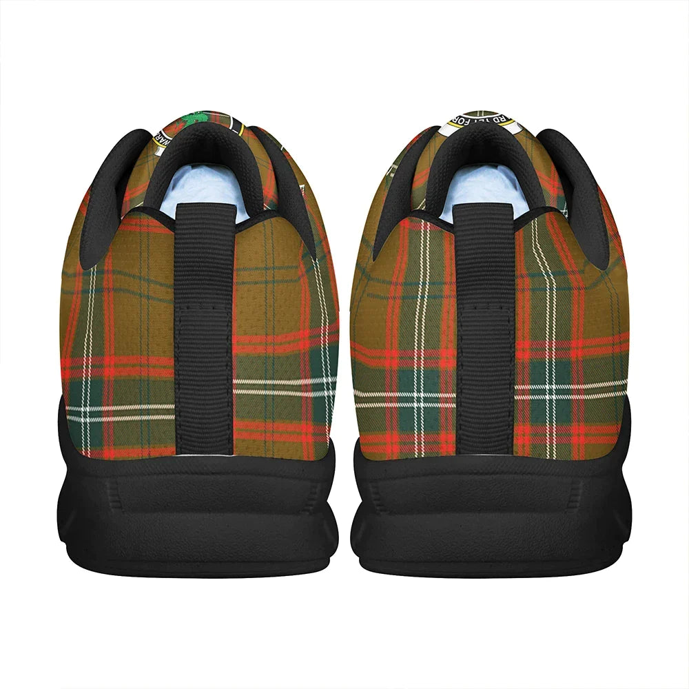 Seton Hunting Modern Tartan Crest Sneakers