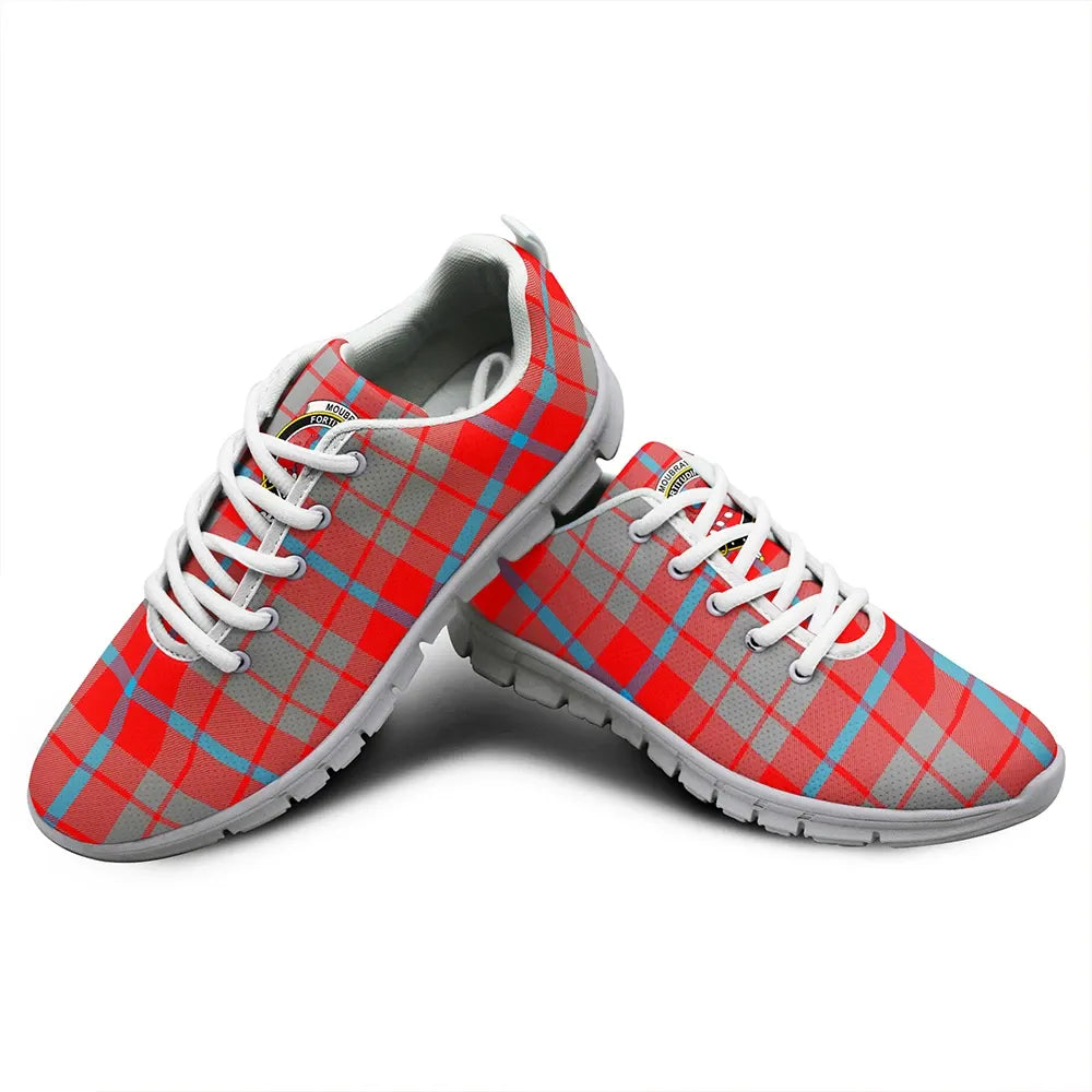 Moubray Tartan Crest Sneakers