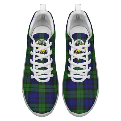 Campbell Modern Tartan Crest Sneakers