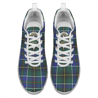 MacInnes Modern Tartan Crest Sneakers