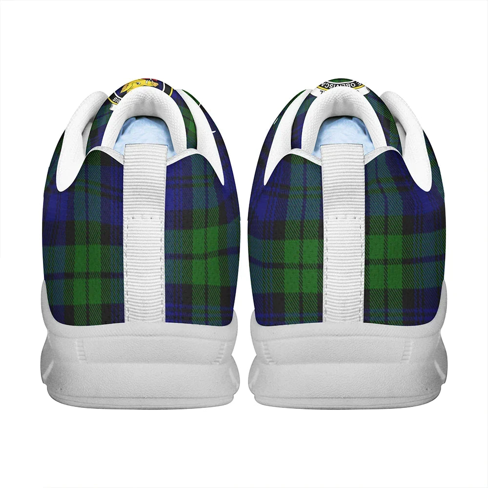 Campbell Modern Tartan Crest Sneakers