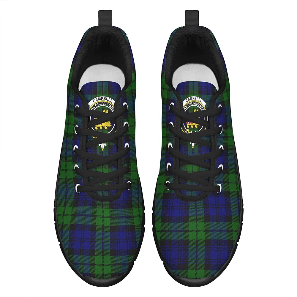 Campbell Modern Tartan Crest Sneakers