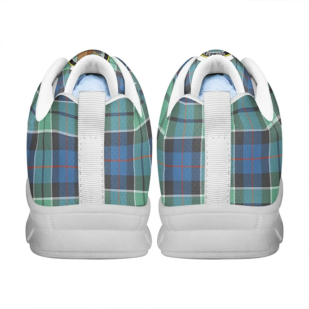 Leslie Hunting Ancient Tartan Crest Sneakers