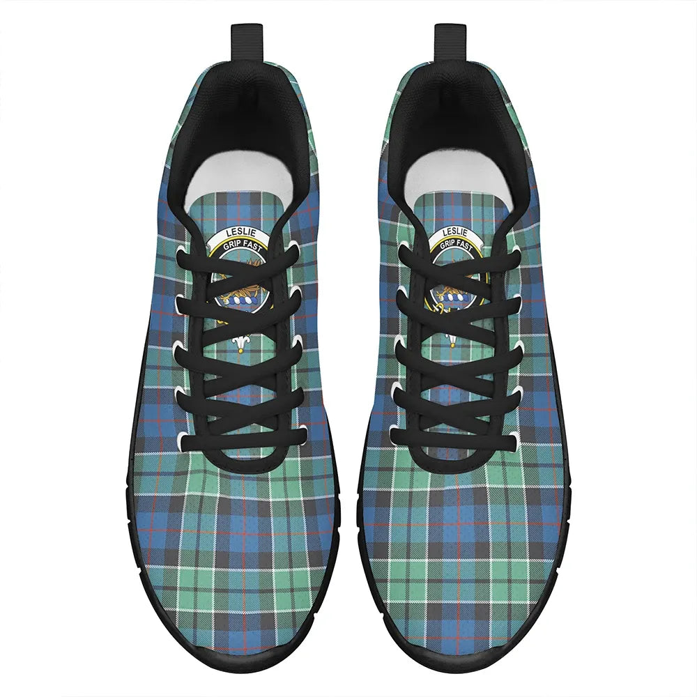 Leslie Hunting Ancient Tartan Crest Sneakers