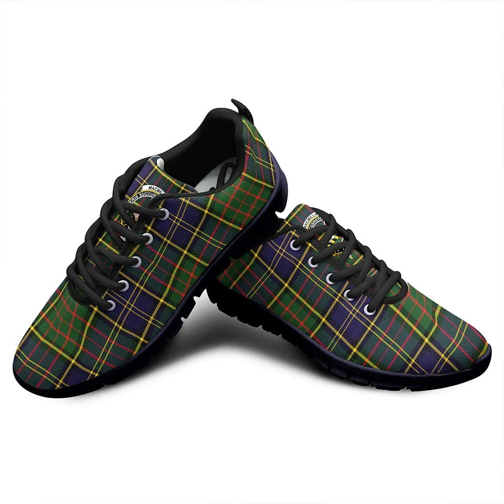 MacMillan Hunting Modern Tartan Crest Sneakers