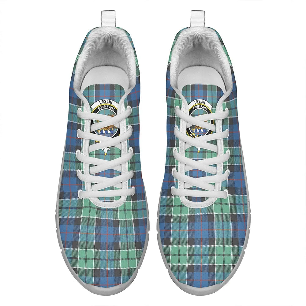 Leslie Hunting Ancient Tartan Crest Sneakers