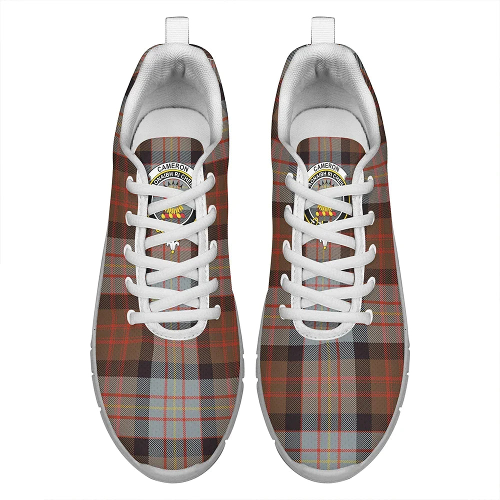 Cameron of Erracht Weathered Tartan Crest Sneakers