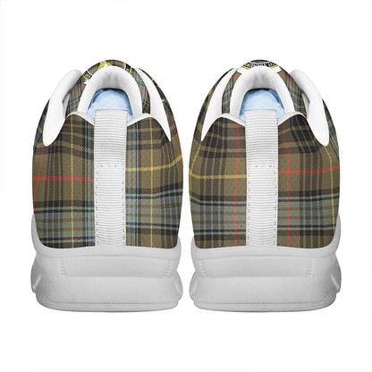 Stewart Hunting Weathered Tartan Crest Sneakers