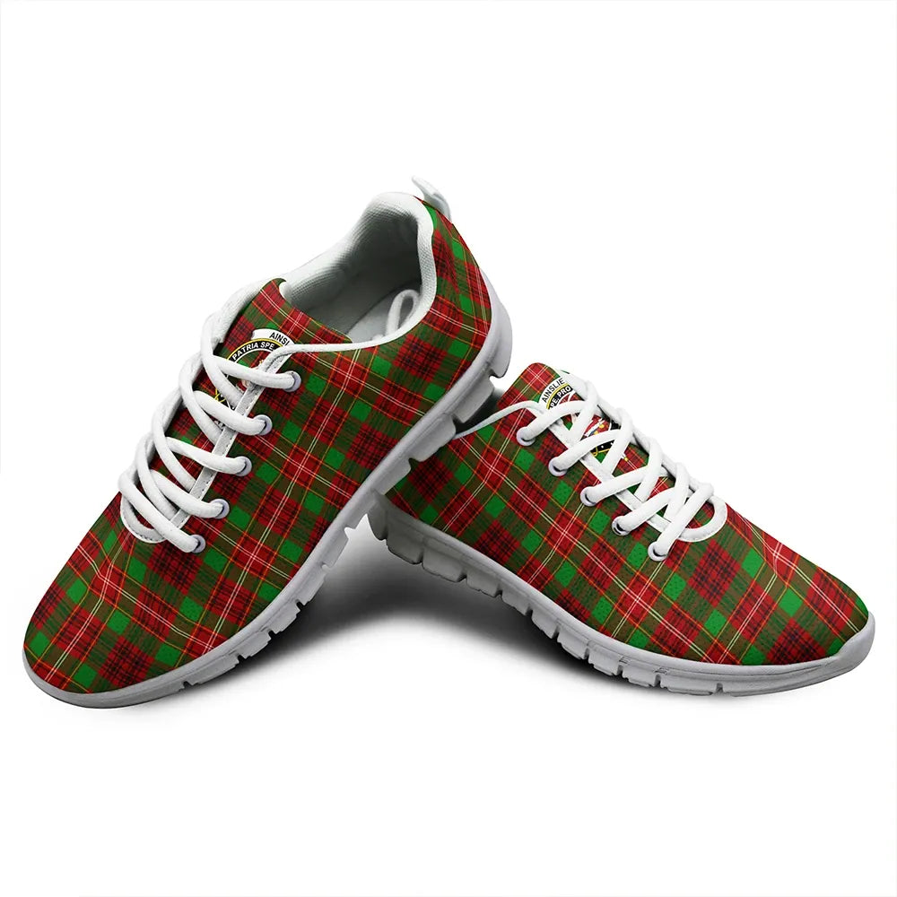 Ainslie Tartan Crest Sneakers