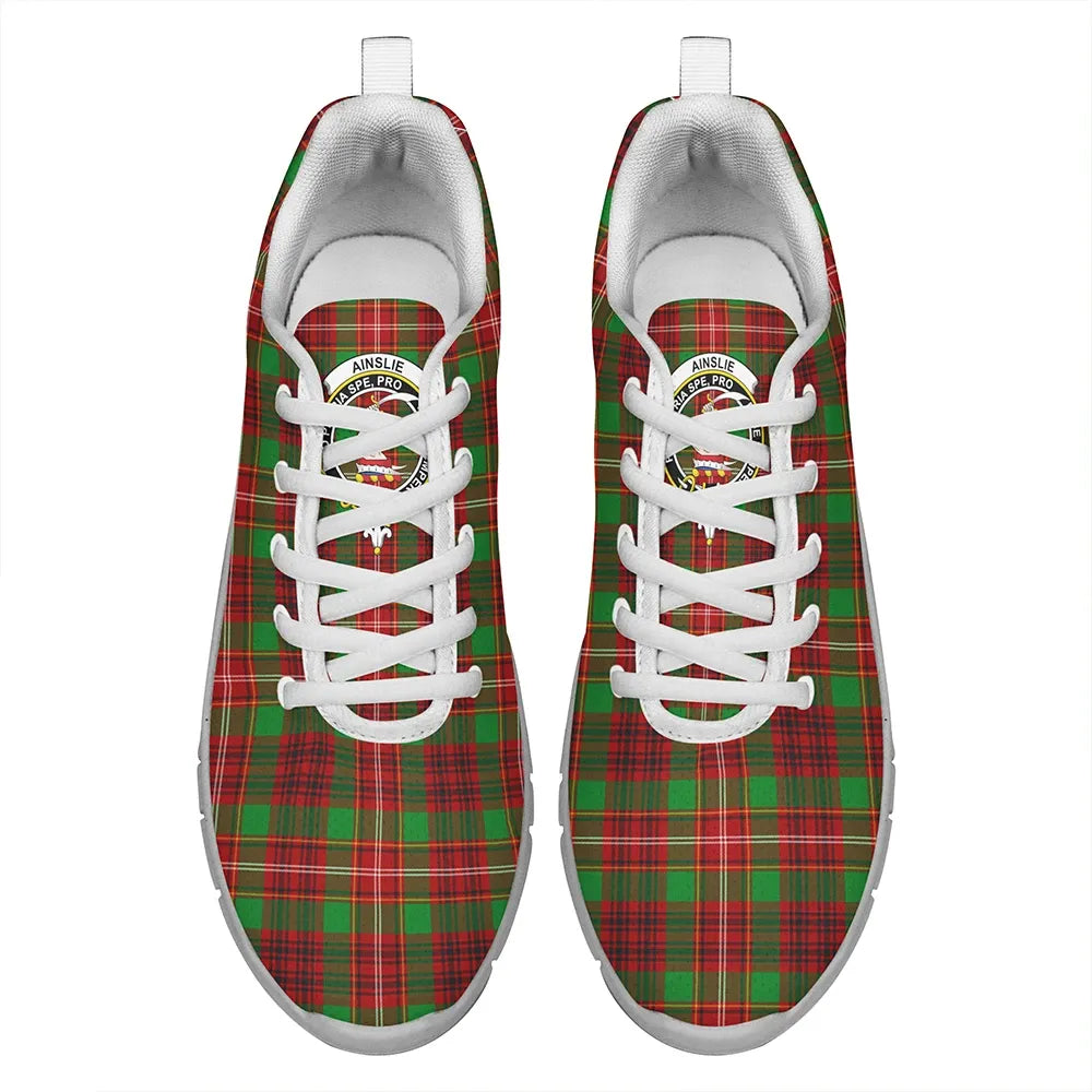 Ainslie Tartan Crest Sneakers
