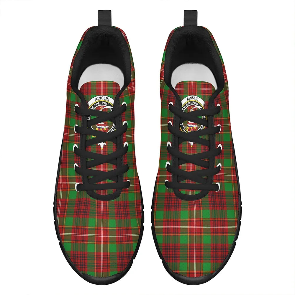 Ainslie Tartan Crest Sneakers