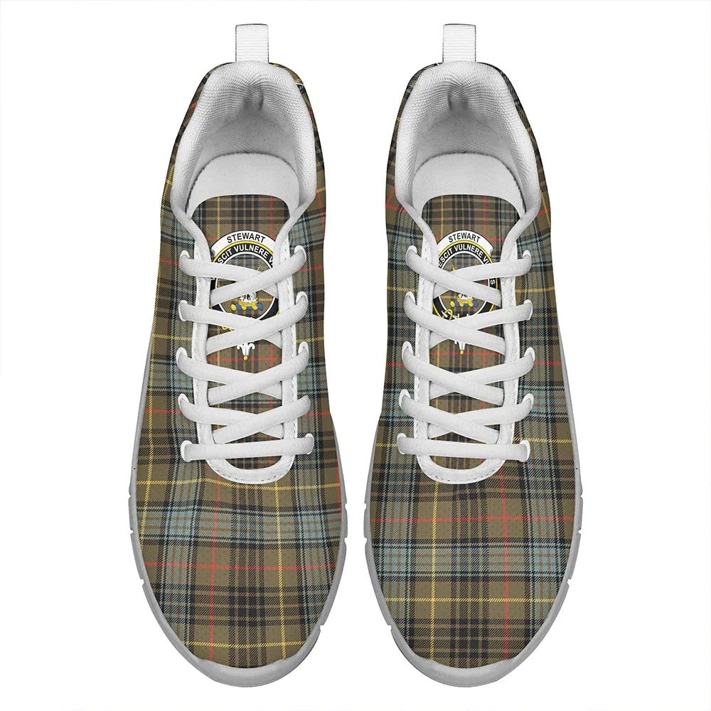 Stewart Hunting Weathered Tartan Crest Sneakers