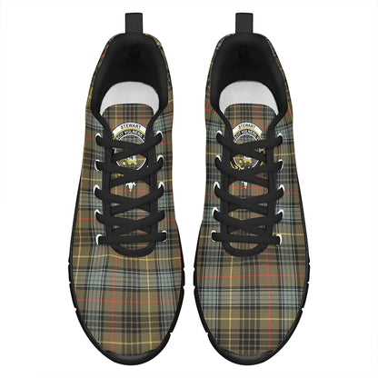 Stewart Hunting Weathered Tartan Crest Sneakers