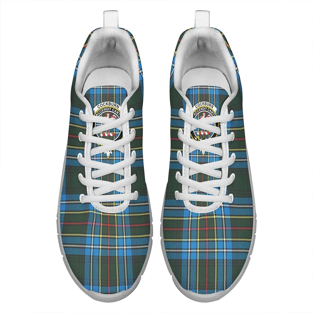 Cockburn Modern Tartan Crest Sneakers