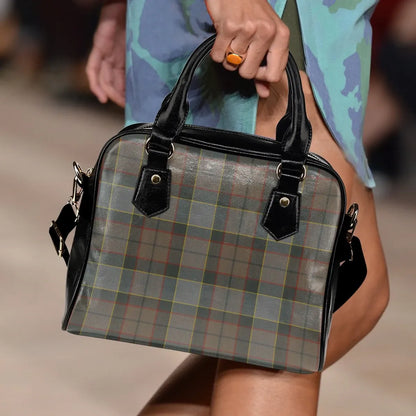 Outlander Fraser Tartan Plaid Shoulder Handbag