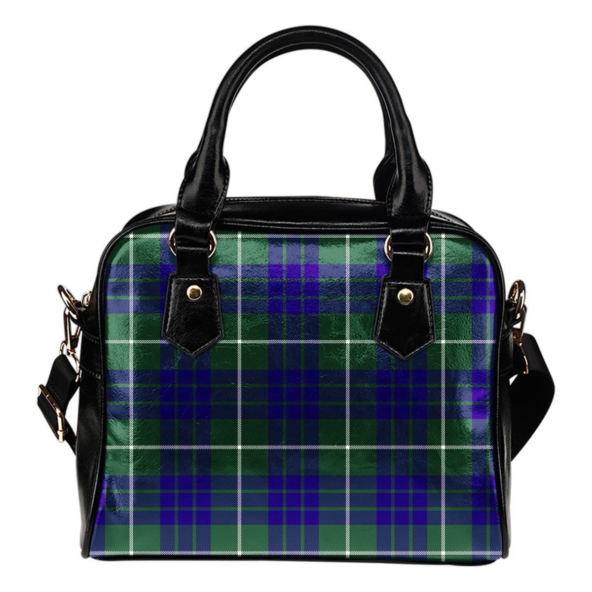 Hamilton Hunting Modern Tartan Plaid Shoulder Handbag