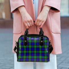 Sempill Modern Tartan Plaid Shoulder Handbag