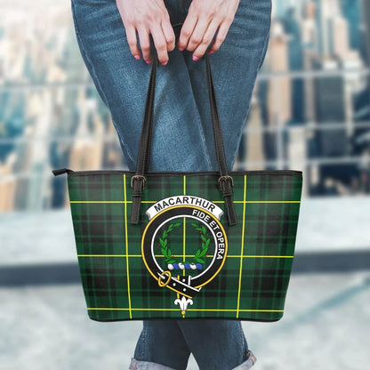 MacArthur Modern Tartan Crest Shoulder Handbag