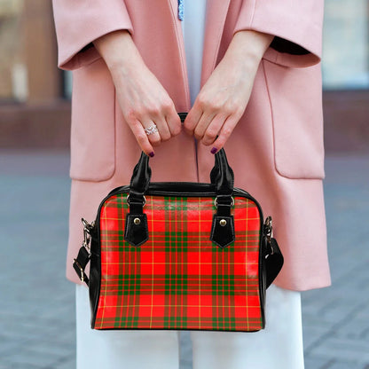 Cameron Modern Tartan Plaid Shoulder Handbag