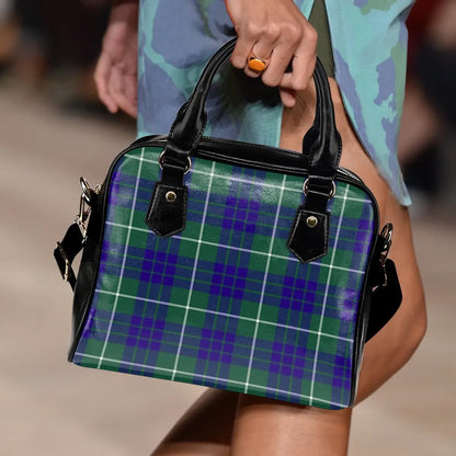 Hamilton Hunting Modern Tartan Plaid Shoulder Handbag