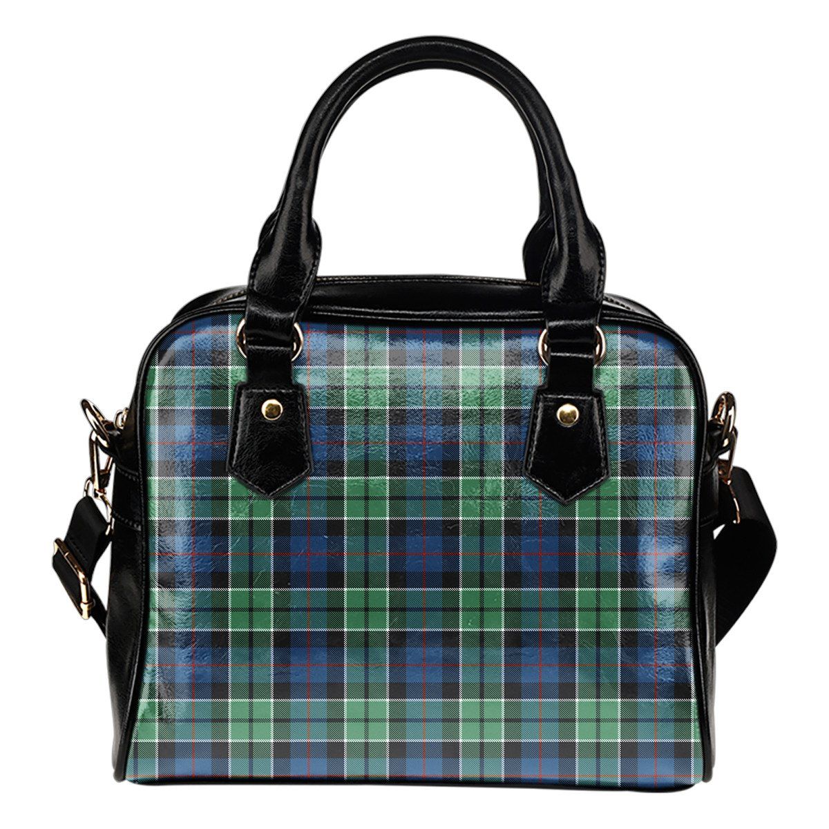 Leslie Hunting Ancient Tartan Plaid Shoulder Handbag