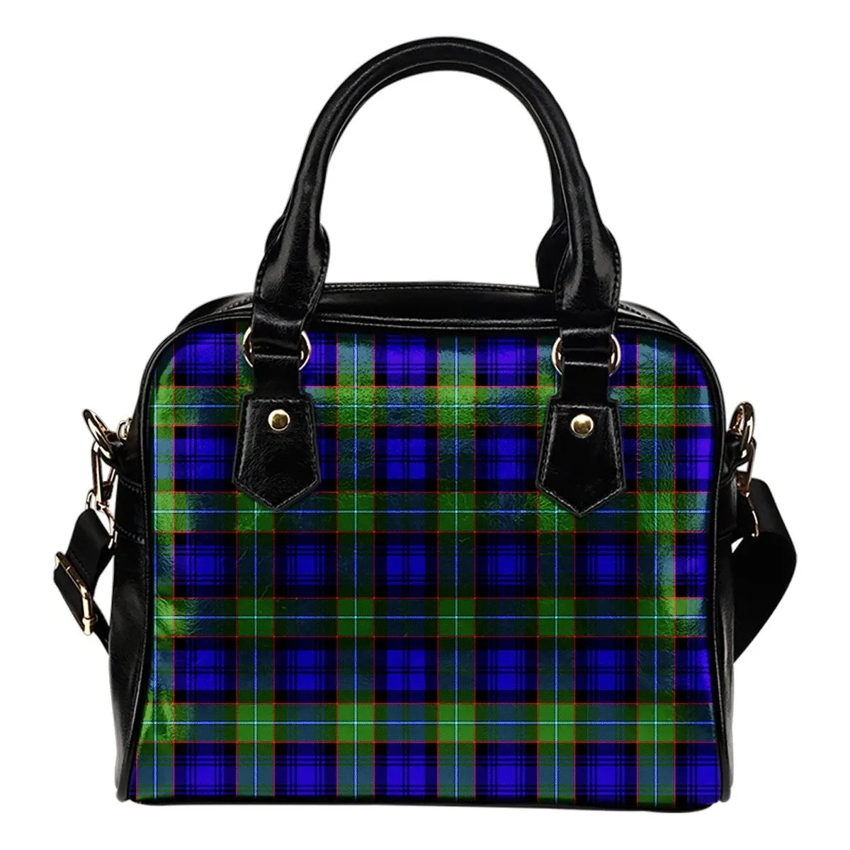 Sempill Modern Tartan Plaid Shoulder Handbag