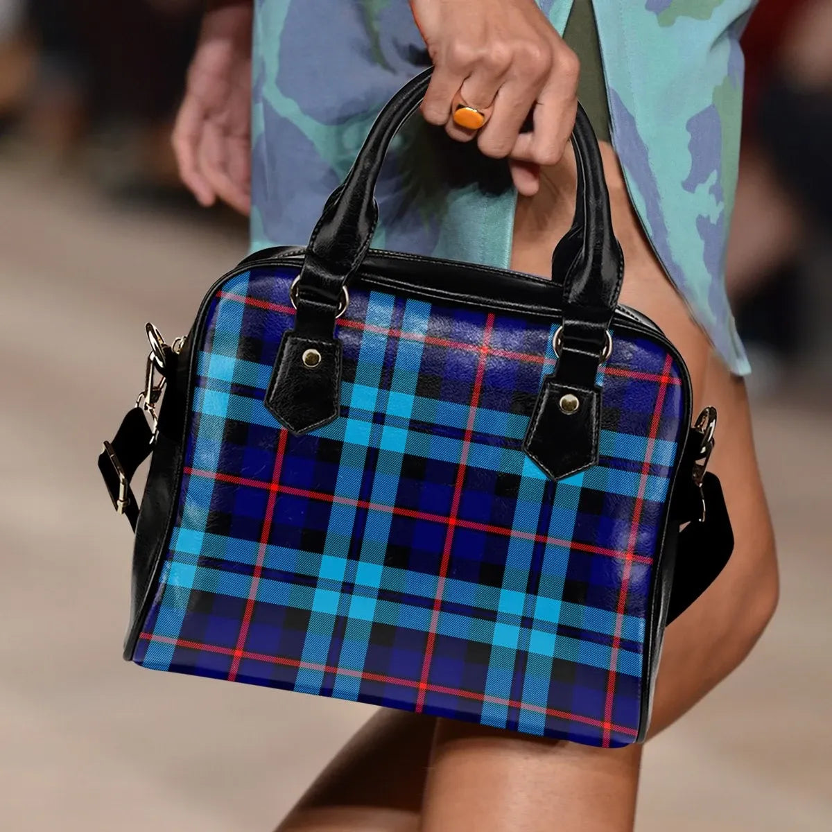 McCorquodale Tartan Plaid Shoulder Handbag