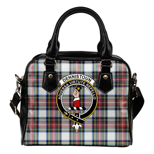 Dennistoun Tartan Crest Shoulder Handbag