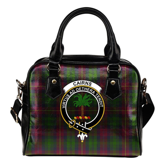 Cairns Tartan Crest Shoulder Handbag