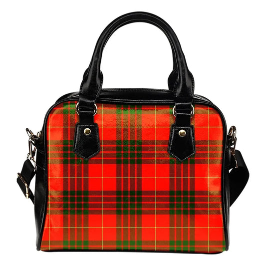 Cameron Modern Tartan Plaid Shoulder Handbag