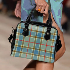 Balfour Blue Tartan Plaid Shoulder Handbag