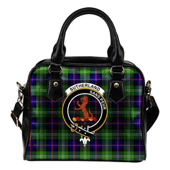 Sutherland II Tartan Crest Shoulder Handbag