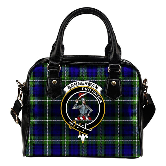 Bannerman Tartan Crest Shoulder Handbag