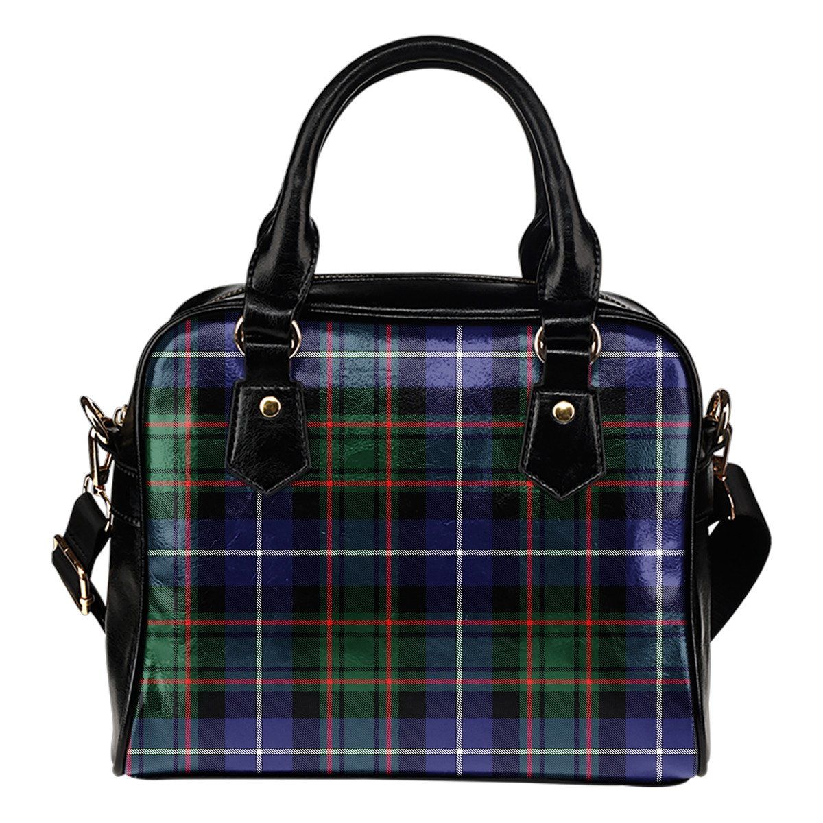 MacRae Hunting Modern Tartan Plaid Shoulder Handbag