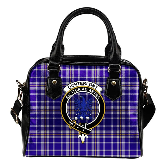 Ochterlony Tartan Crest Shoulder Handbag