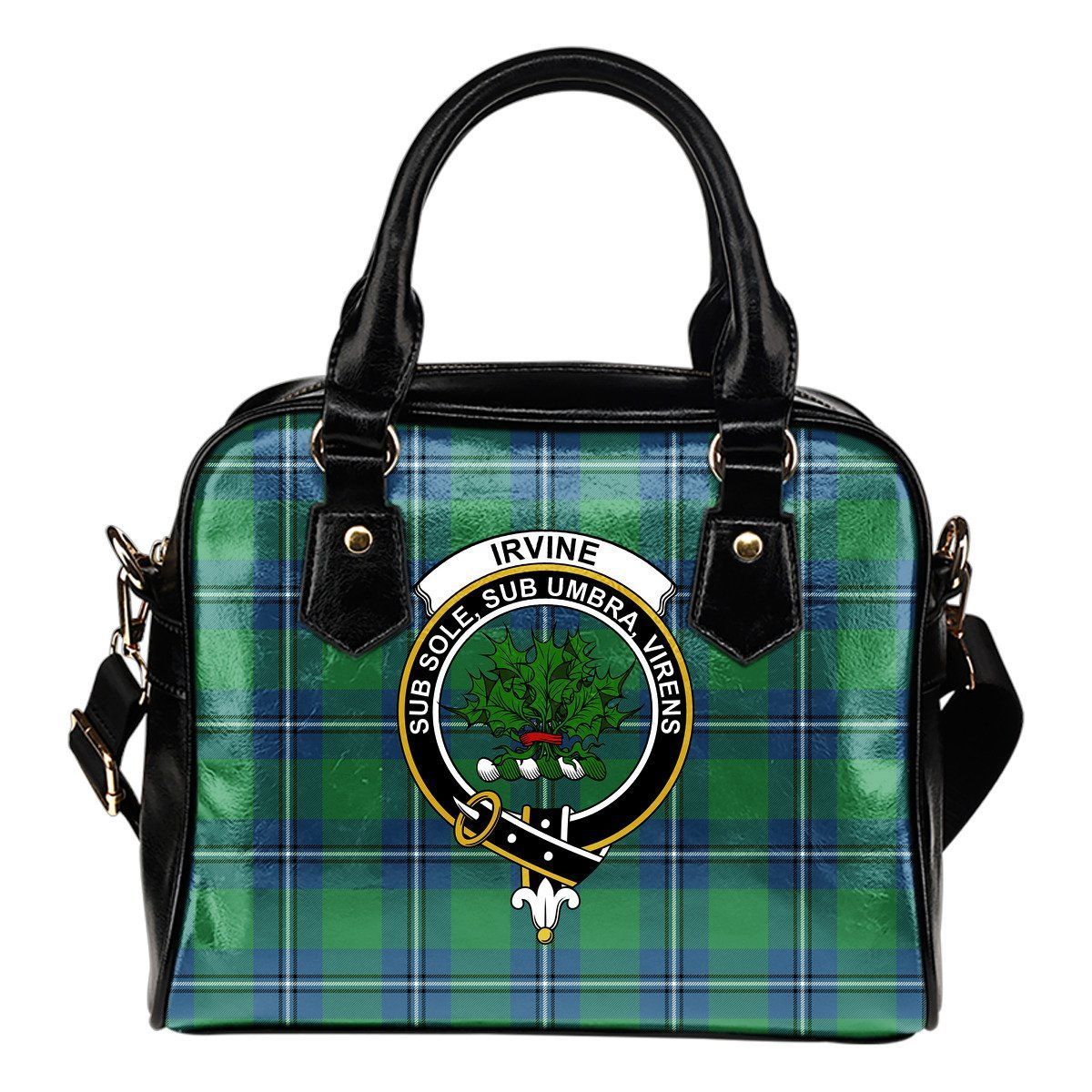 Irvine Ancient Tartan Crest Shoulder Handbag