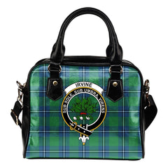 Irvine Ancient Tartan Crest Shoulder Handbag