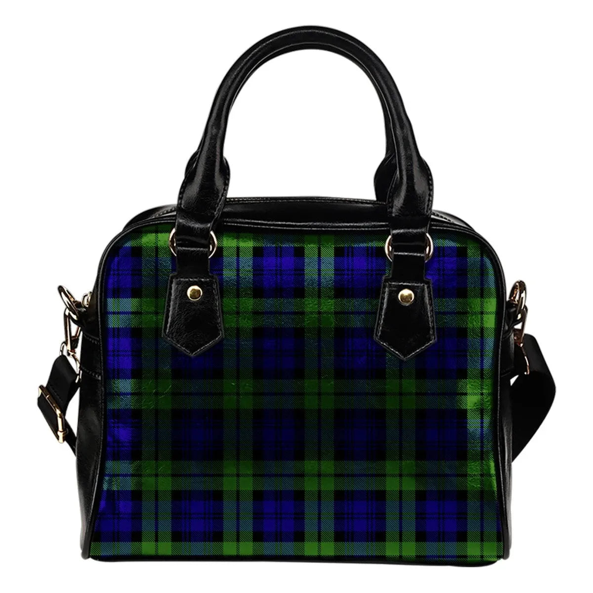 Campbell Modern Tartan Plaid Shoulder Handbag