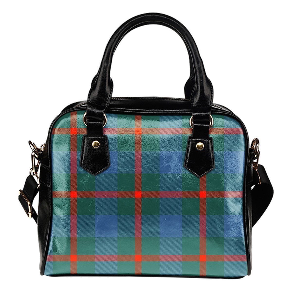 Agnew Ancient Tartan Plaid Shoulder Handbag