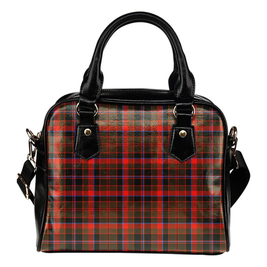 Cumming Hunting Weathered Tartan Plaid Shoulder Handbag