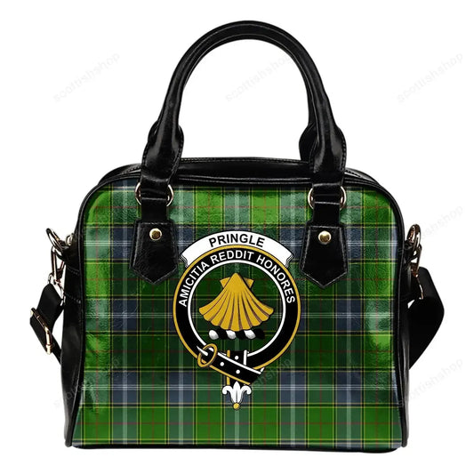 Pringle Tartan Crest Shoulder Handbag